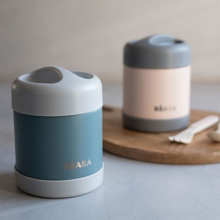 Beaba, termos, Light Mist, Eucalyptus Green, 300 ml