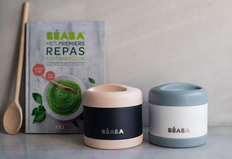 Beaba, termos, Light Pink, Night Blue, 500ml