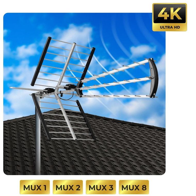 Berdsen, antena zewnętrzna kierunkowa TV, ultra HD 4K, BD-953