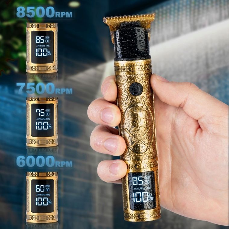 Berdsen, Barber, maszynka do strzyżenia włosów, złota, BD-261