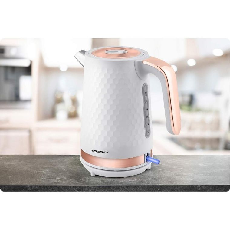 Berdsen, czajnik elektryczny, biało-miedziany, 1,7l, BD-705