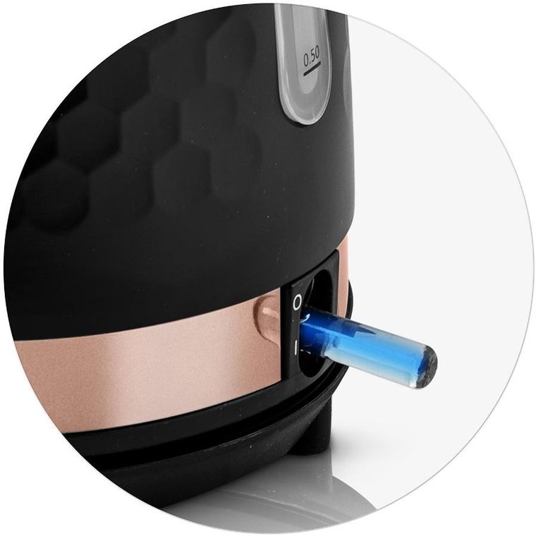 Berdsen, czajnik elektryczny, czarno-miedziany, 1,7l, BD-705