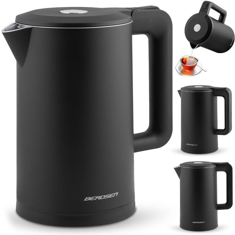 Berdsen, czajnik elektryczny, czarny, 1,7l, BD-710