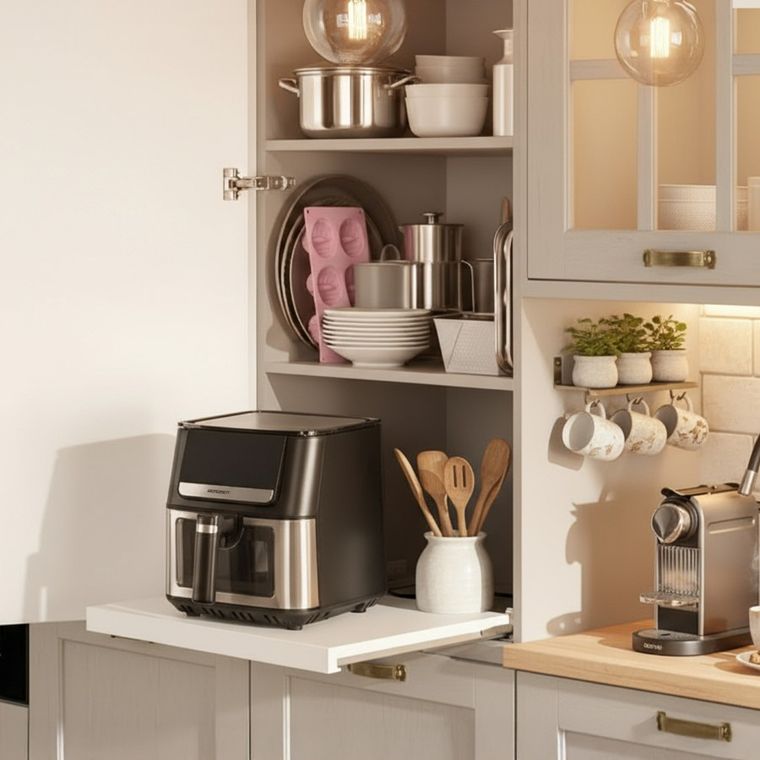 Berdsen, frytkownica beztłuszczowa, air fryer, 1700W, czarny, 6,5l, BD-655