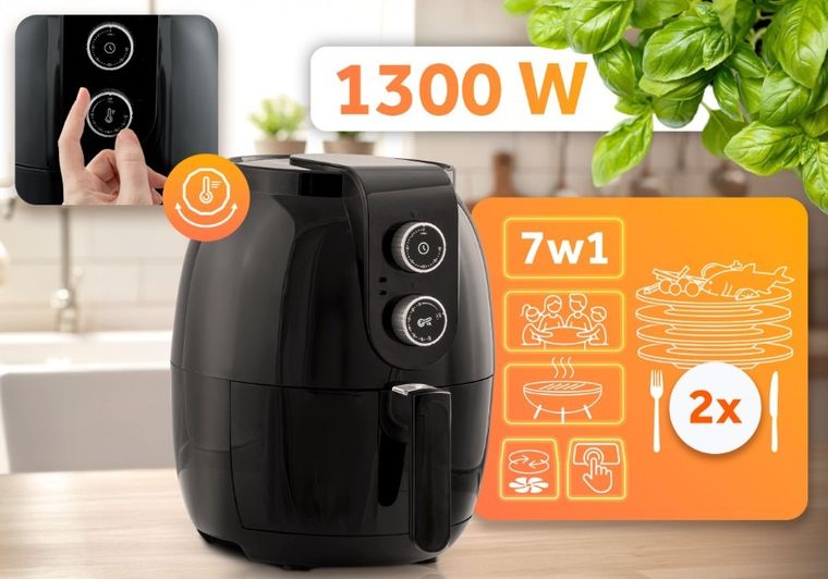 Berdsen, frytkownica beztłuszczowa, air fryer, 3,6l, BD-650
