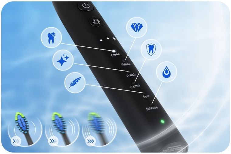 Berdsen, Galaxy, szczoteczka soniczna do zębów, czarna