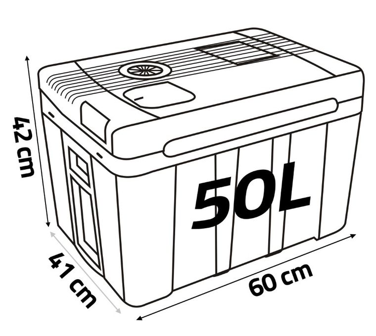 Berdsen, Icemax, lodówka turystyczna, 50 l