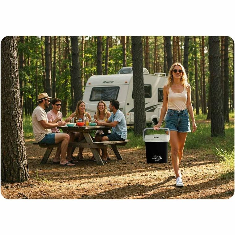 Berdsen, Icemax, lodówka turystyczna, tryb ECO, 26l, czarna