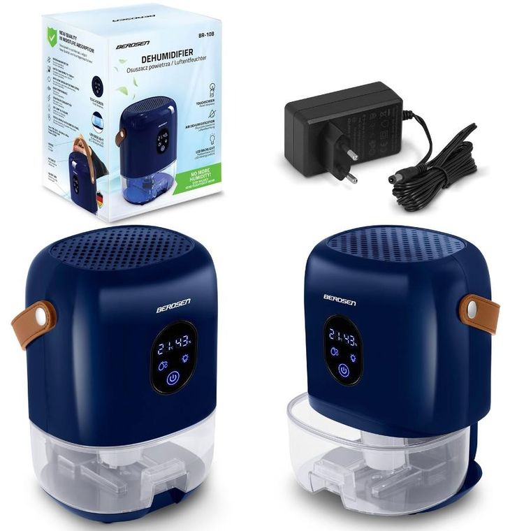 Berdsen, osuszacz powietrza - pochłaniacz wilgoci, granatowy
