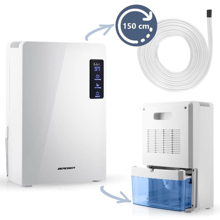 Berdsen, osuszacz powietrza, pochłaniacz wilgoci, biały