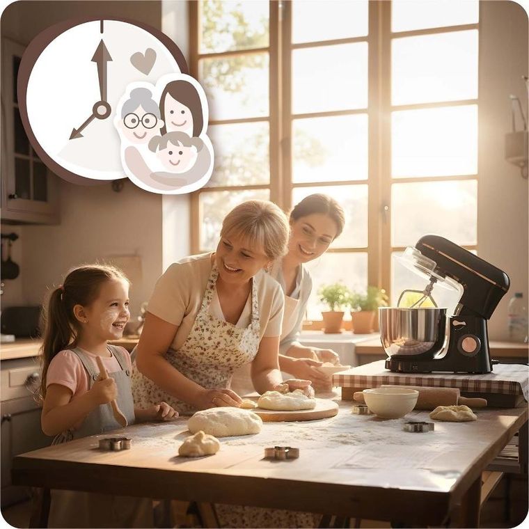 Berdsen, robot kuchenny, planetarny mikser 3w1, 6l, 1400W, BD-756