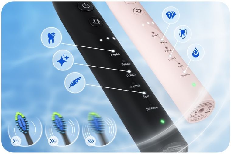 Berdsen, szczoteczka soniczna do zębów, Galaxy Duo, 2 szt.