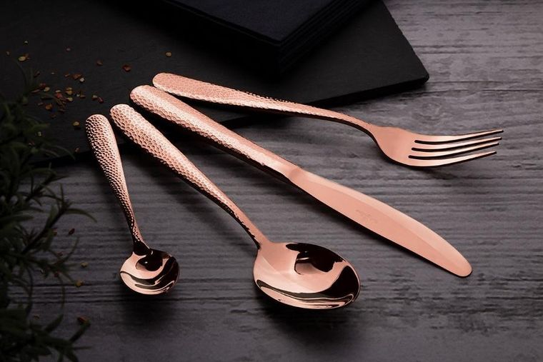Berlinger Haus, Rose Gold, sztućce, 24 elementy, BH-2619
