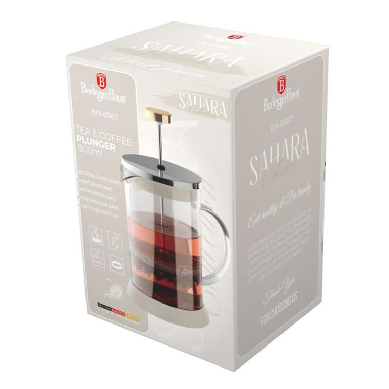 Berlinger Haus, Sahara, zaparzacz tłokowy do kawy/herbaty, 800 ml