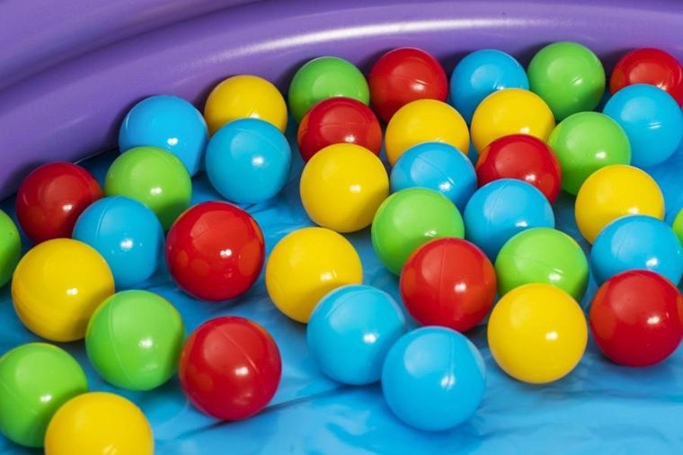 Bestway, basenik dmuchany z piłkami, intergalactic, 102-25 cm