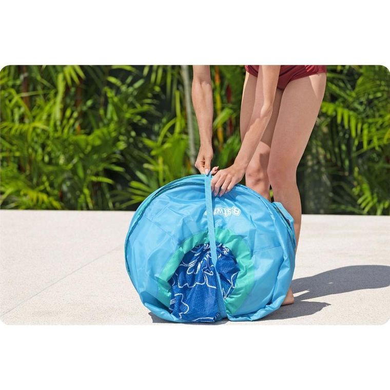 Bestway, dmuchany materac do pływania z oparciem