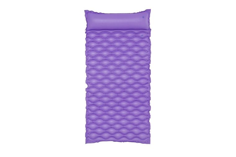 Bestway, dmuchany materac do pływania, zwijany, miętowy, fioletowy, niebieski 213-86 cm