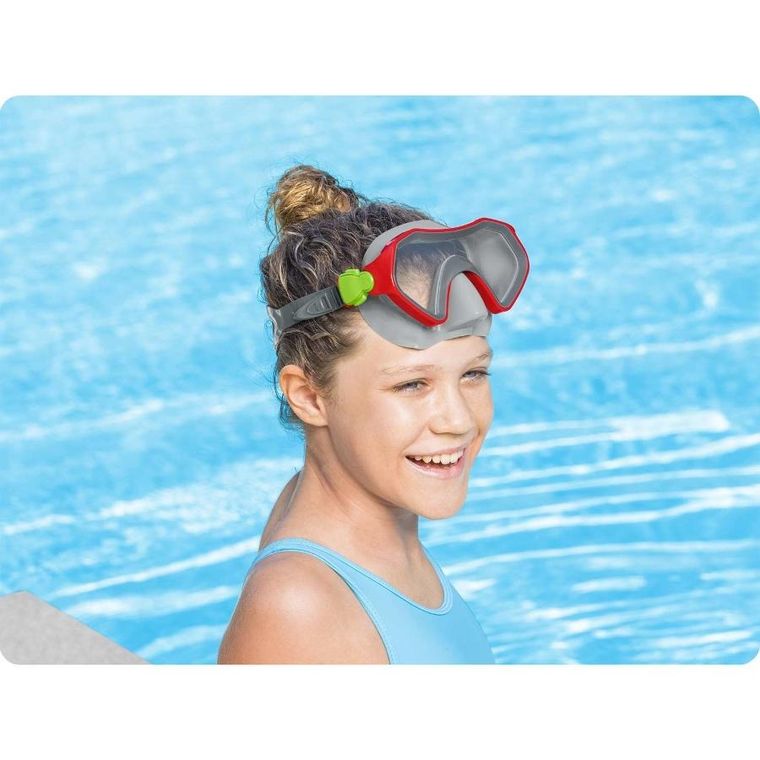Bestway, maska do pływania, czerwona