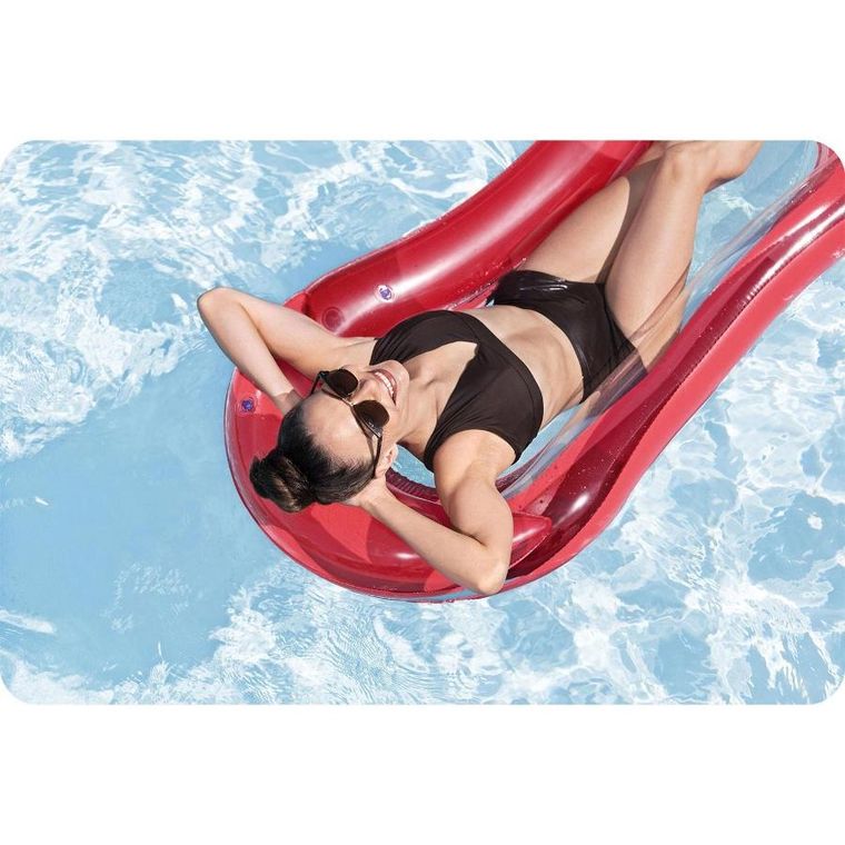 Bestway, materac do pływania, czerwony