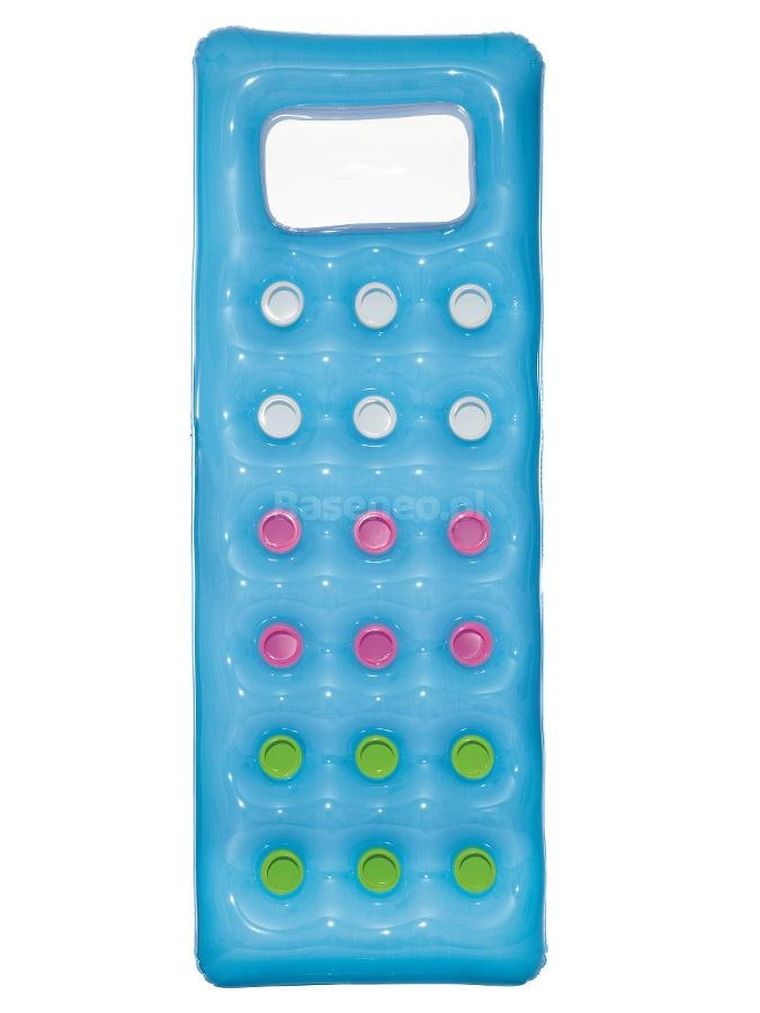 Bestway, materac plażowy z okienkiem, różowy, 188-71 cm