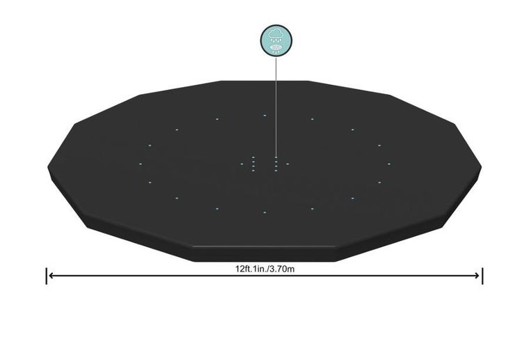 Bestway, pokrywa do basenu stelażowego, 366 cm