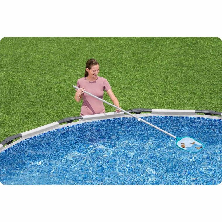 Bestway, Zestaw do czyszczenia basenu kij 167cm + odkurzacz + siatka, 58013