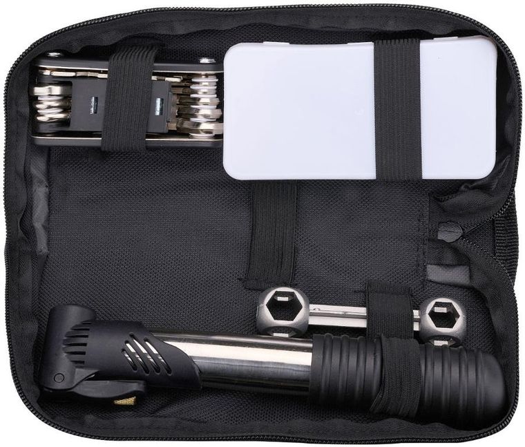 Bicycle Gear, zestaw narzędzi rowerowych, 14 elementów w etui