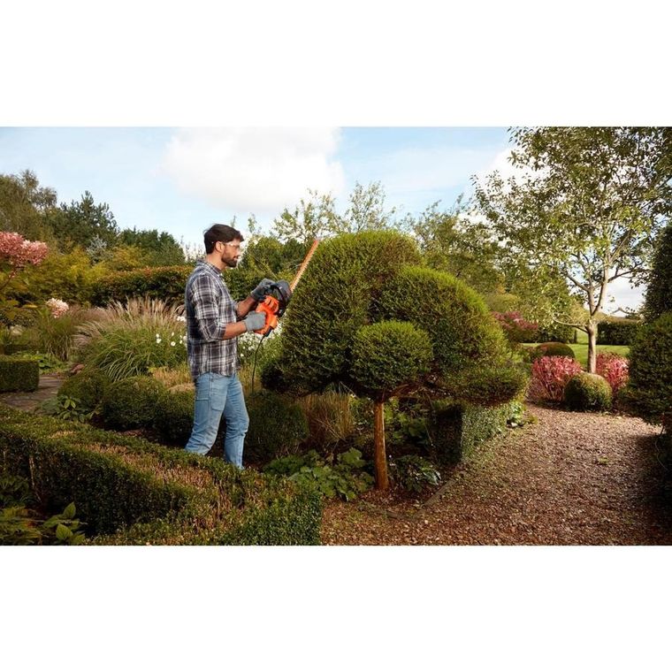 Black&Decker, elektryczne nożyce, 55 cm, BEHTS401