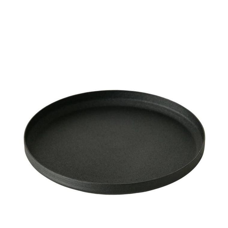 Boltze Home, podstawki na świece Mio, 3 szt., czarny mat