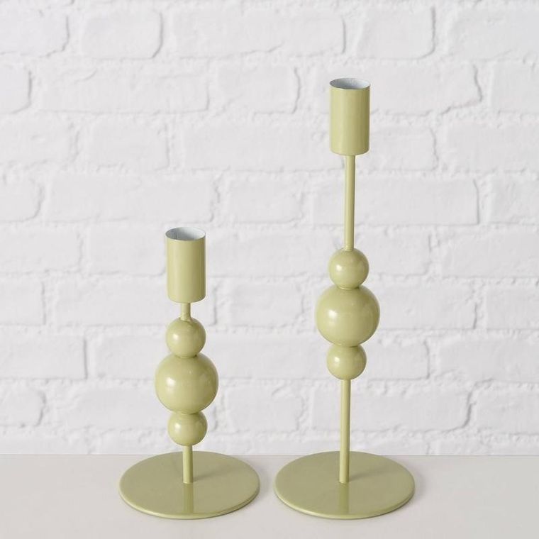 Boltze Home, świecznik metalowy Akesha, 2 szt.