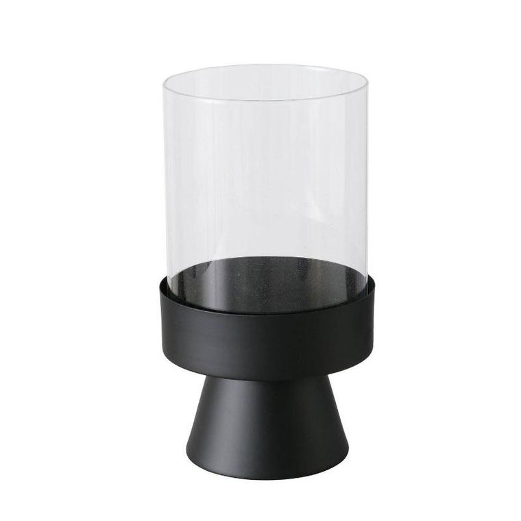 Boltze Home, świeczniki nowoczesne z czarnymi podstawami, Pallas, 2 szt.