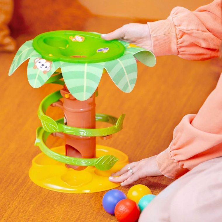 Bright Starts, Tropical Twirl, interaktywny tor kulkowy