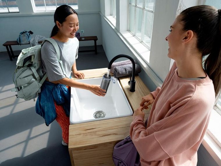 Brita Active, butelka filtrująca, pastelowa zieleń, 2 dyski