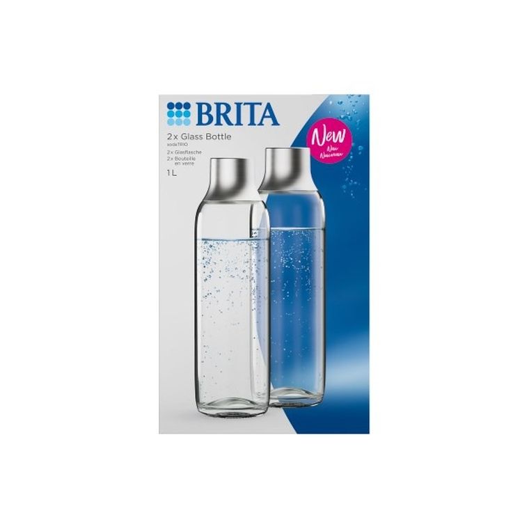 Brita, Butelka Brita sodaTRIO, 2 szt., szklane