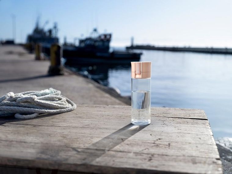 Brita, butelka filtrująca, Vital, pastelowa brzoskwinia, 2 dyski