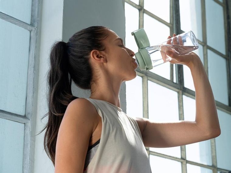 Brita, butelka filtrująca, Vital, pastelowa zieleń, 2 dyski