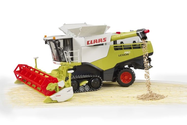 Bruder, kombajn zbożowy wielki Claas Lexion 780 Terra Trac
