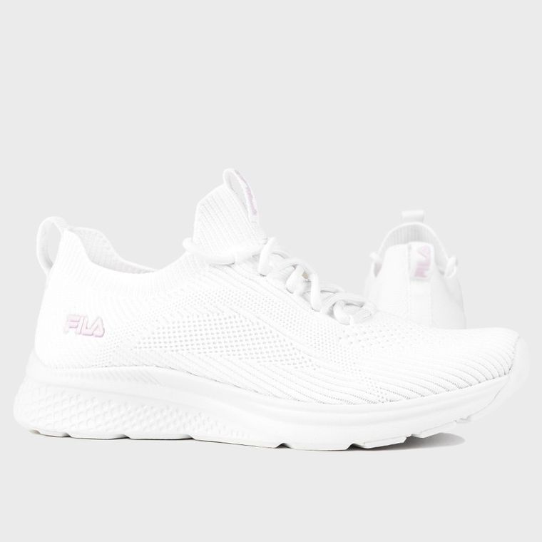 Buty sportowe damskie, do biegania, białe, Fila Run It