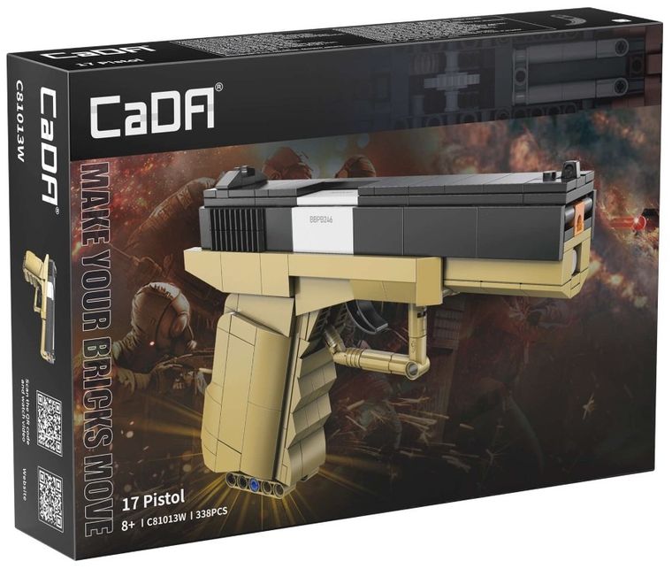 Cada, 17 Pistol, 5 naboi, 338 elementów