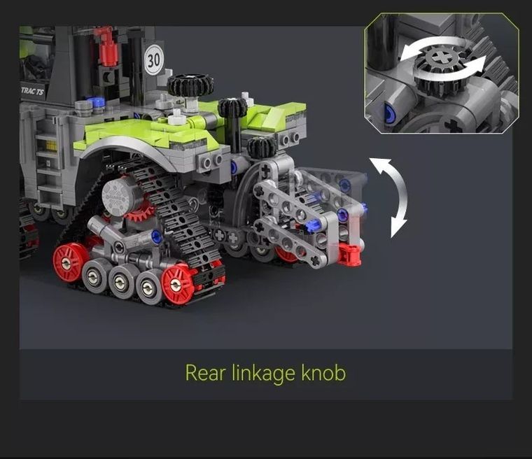 Cada, ciągnik rolniczy Claas Xerion 5000 Trac TS, 1:32, 1336 elementów