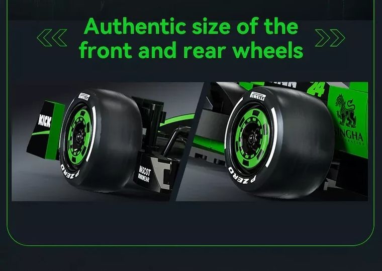 Cada, F1 Kick Sauber, pojazd, klocki konstrukcyjne, 314 elementów