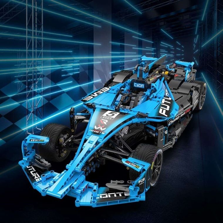 Cada, Formula E wyścigówka, klocki konstrukcyjne, pojazd, 1667 elementów