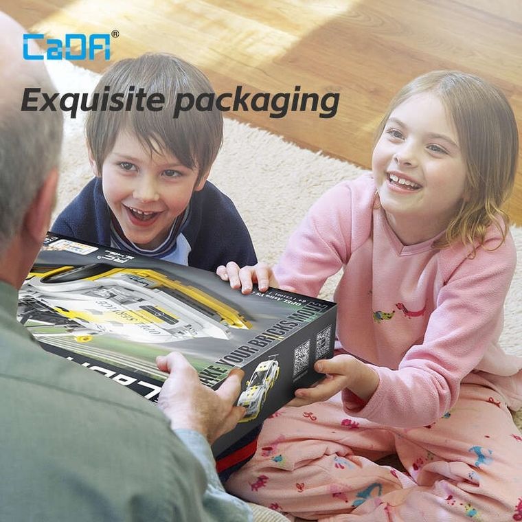 Cada, Opel Astra V8 Coupe, Dual Mode, pojazd zdalnie sterowany, biały, 1:20, 330 elementów