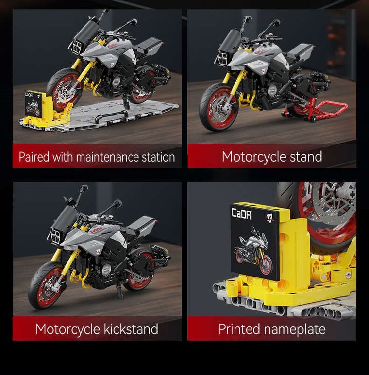 Cada, Suzuki Katana, motor, 1:6, 1104 elementy