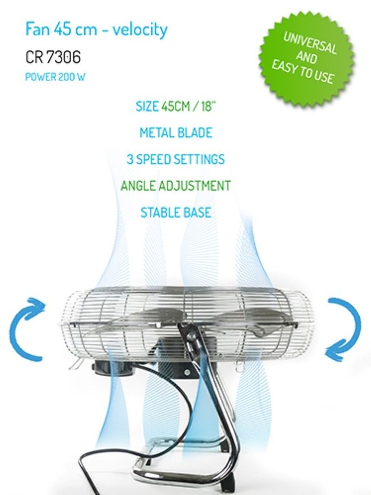 Camry, cyrkulator powietrza, CR 7306