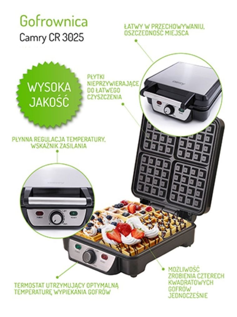 Camry, Gofrownica CR 3025