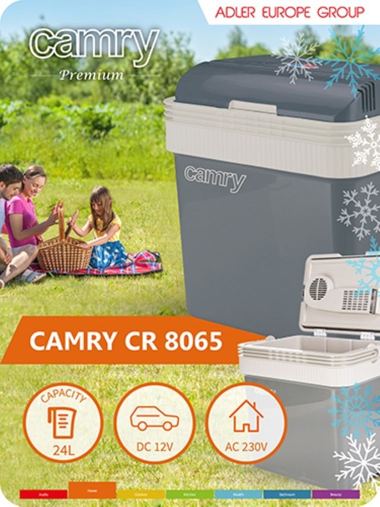 Camry, lodówka turystyczna, 24 L, CR 8065