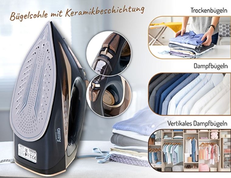 Camry, żelazko parowe, 3400W