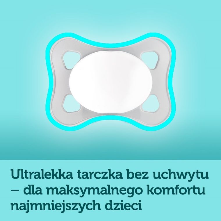 Canpol babies, Mini, smoczek uspokajający, silikonowy, symetryczny, różowy, 0-2m, 2 szt.