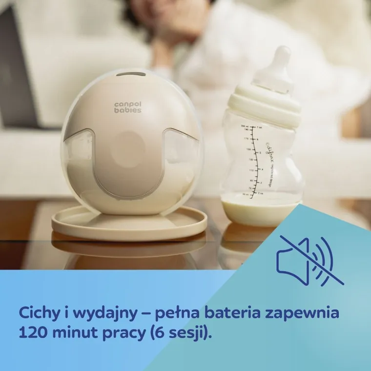 Canpol babies, SmartSense, inteligentny laktator muszlowy, podwójny